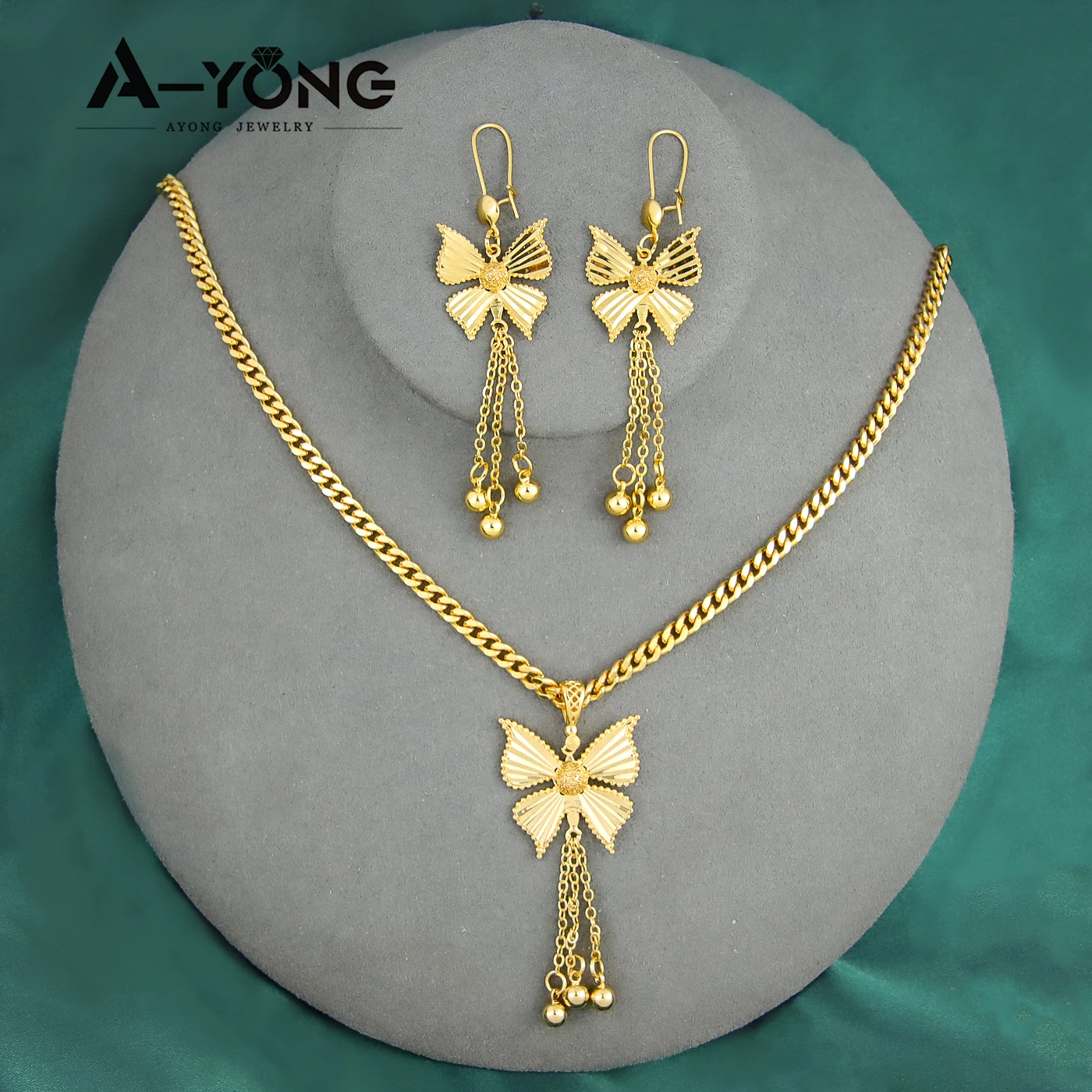 New Upgrade Tassel Earrings Jewelry Three Piece Butterfly Jewelry Set 18k Gold Plated
New Upgrade Tassel Earrings Jewelry Three Piece Butterfly Jewelry Set 18k Gold Plated