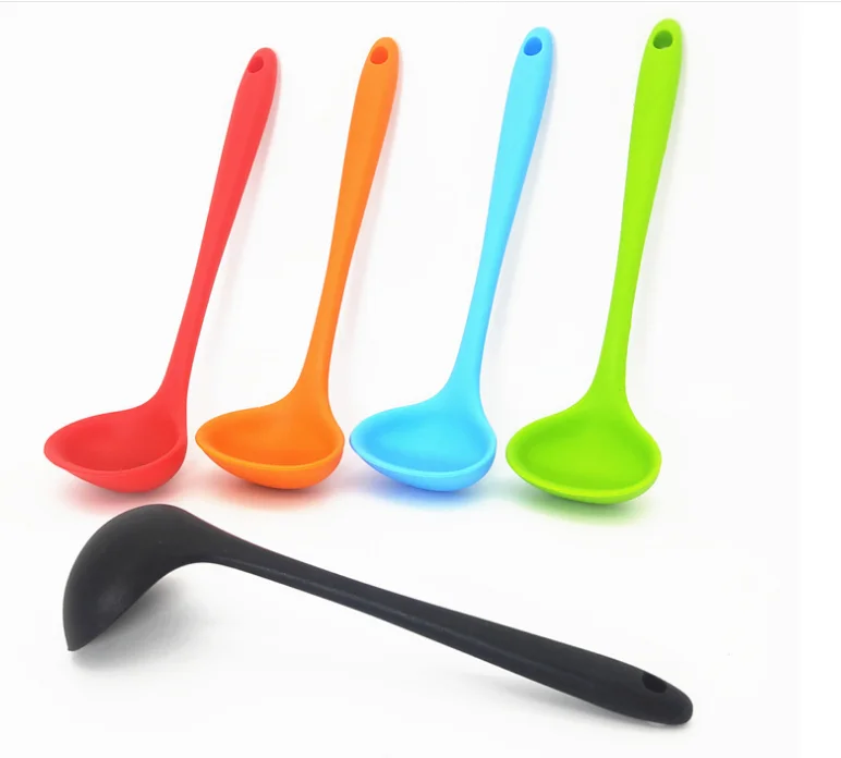 High Quality Heat Resistant Non-Stick Durable Silicone Soup Ladle Ladle Spoon, Red;green, blue, orange,purple
High Quality Heat Resistant Non-Stick Durable Silicone Soup Ladle Ladle Spoon, Red;green, blue, orange,purple