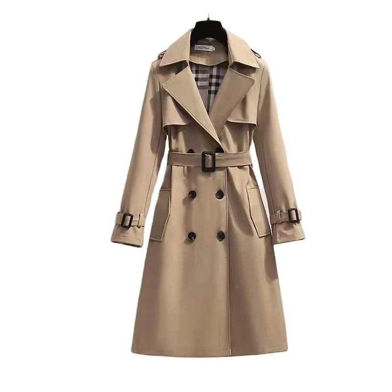 Versatile Fashion Small Middle Long Style Windbreaker Women's Spring 2022 New Dress Waist Slim Jacket
Versatile Fashion Small Middle Long Style Windbreaker Women's Spring 2022 New Dress Waist Slim Jacket