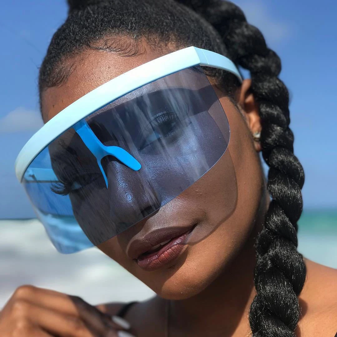 Newest Fashionable Style UV-resistant Sunglasses with Oversized lenses sunglasses Seaside sun Protection Sunglasses, 6 colors
Newest Fashionable Style UV-resistant Sunglasses with Oversized lenses sunglasses Seaside sun Protection Sunglasses, 6 colors