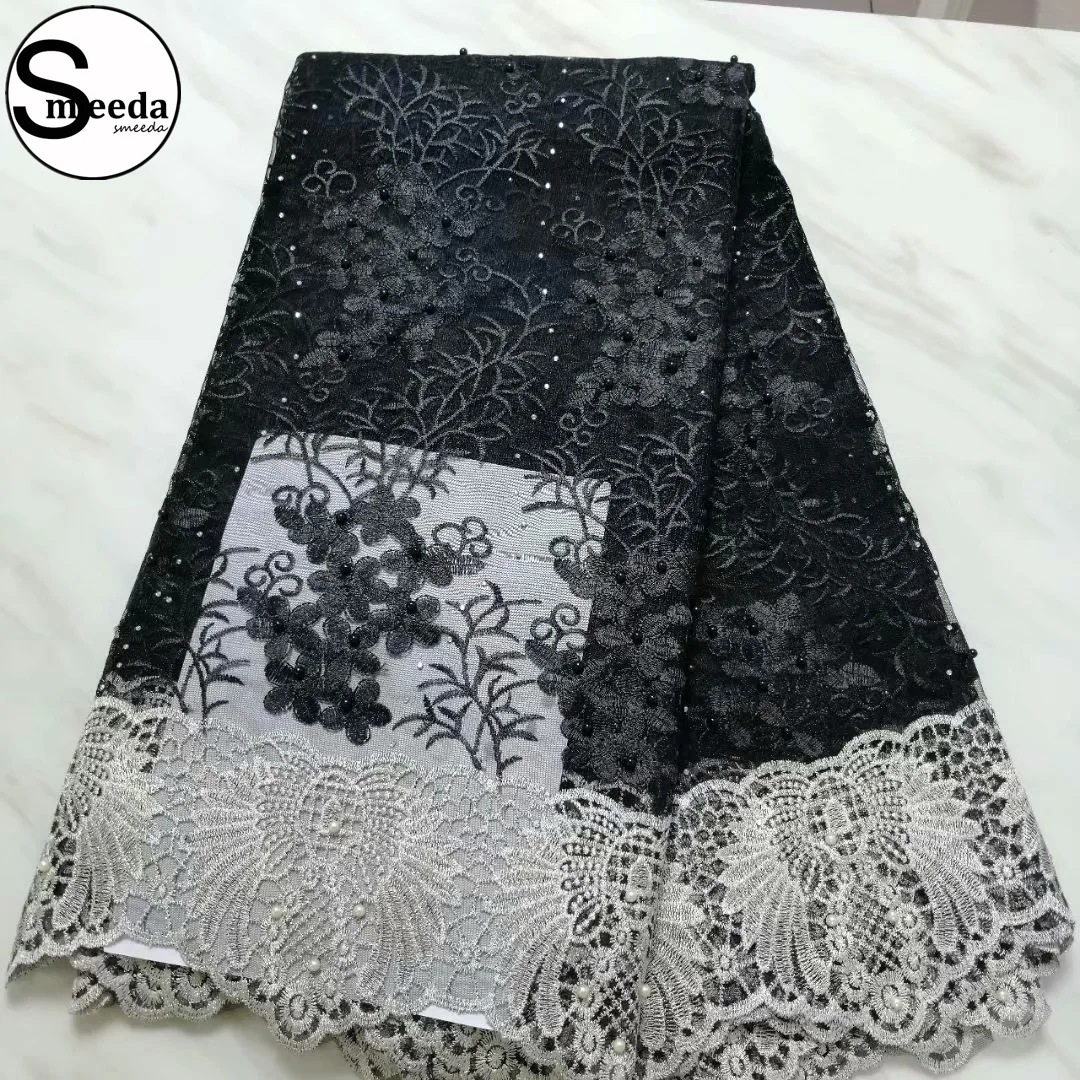 Heavy beaded lace fabric net embroidere lace fabrics 5 yards african stones beaded SMD277N03
Heavy beaded lace fabric net embroidere lace fabrics 5 yards african stones beaded SMD277N03