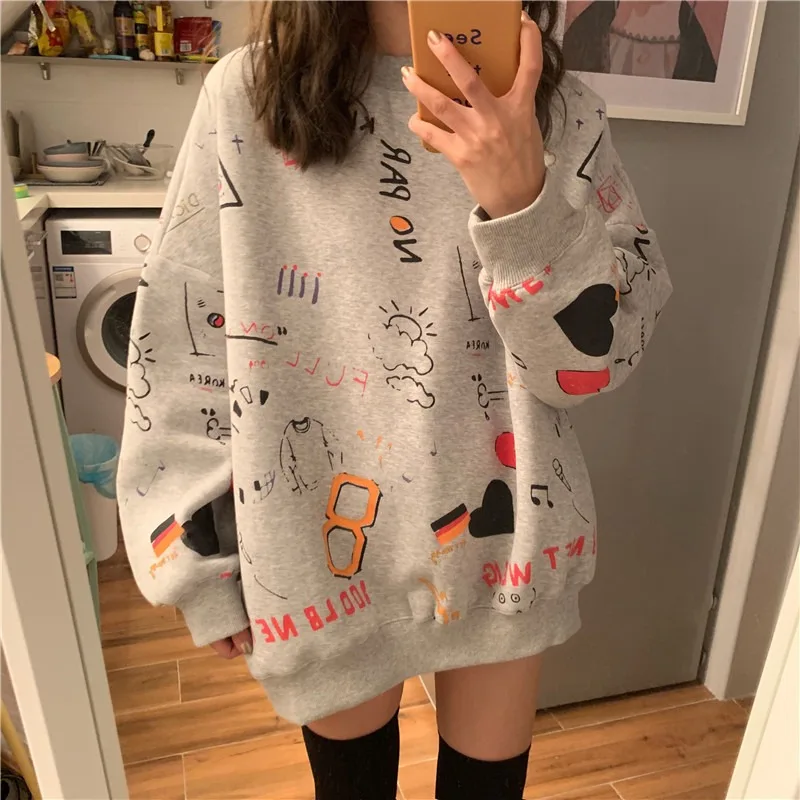 Gary Hoodies Dress Spring Womens Clothes Teen Street Pastel Sweatshirt for Women Printing Loose Leisure Hoodie
Gary Hoodies Dress Spring Womens Clothes Teen Street Pastel Sweatshirt for Women Printing Loose Leisure Hoodie