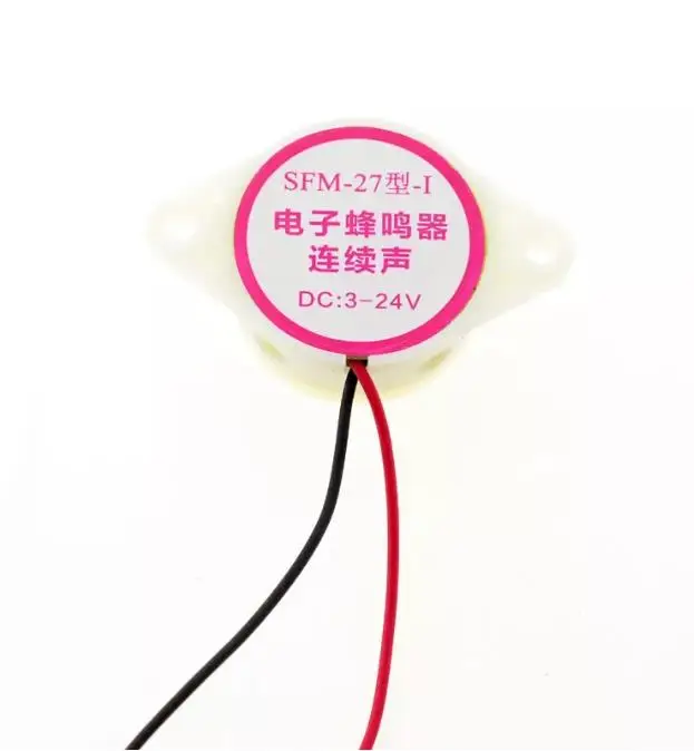 Electronic Buzzer Piezo Active DC 3-24V SFM-27 30x15mm piezo buzzer piezoelectric continuous sound
Electronic Buzzer Piezo Active DC 3-24V SFM-27 30x15mm piezo buzzer piezoelectric continuous sound