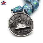 Shenzhen Longzhiyu 14 years maker custom big colored medals chocolate award medal and bawbal custom medals