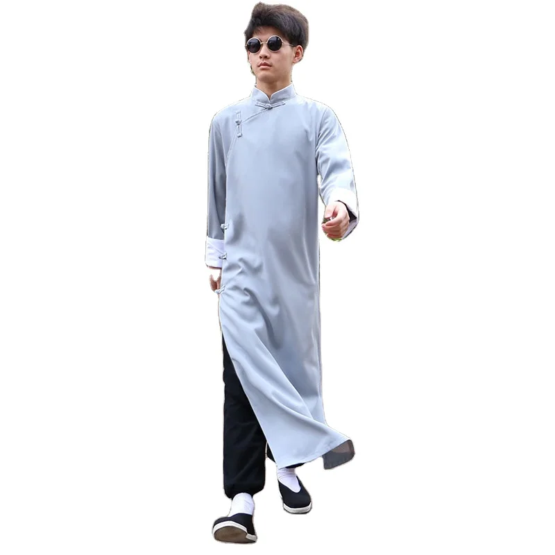 Unisex Oriental Robe man suit Chinese Traditional men's cross talk gown performance clothes men and women Chinese gown, As the pictures
Unisex Oriental Robe man suit Chinese Traditional men's cross talk gown performance clothes men and women Chinese gown, As the pictures