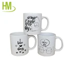 14oz custom logo decal ceramic mug wholesale for promotion gift