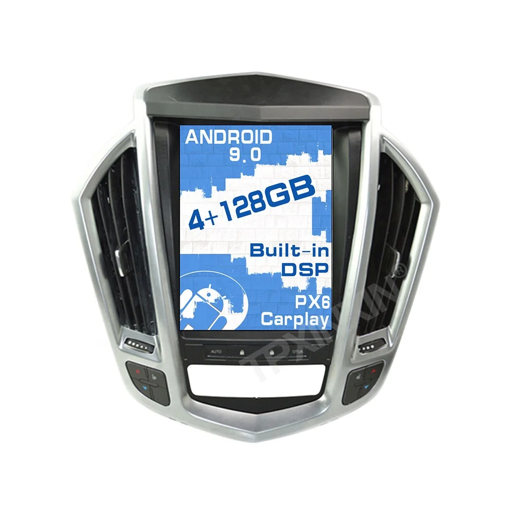 Tesla Screen Android 9 PX6 Radio For Cadillac SRX 2009-2012 Car Multimedia Stereo Player GPS Navigation Head unit
Tesla Screen Android 9 PX6 Radio For Cadillac SRX 2009-2012 Car Multimedia Stereo Player GPS Navigation Head unit