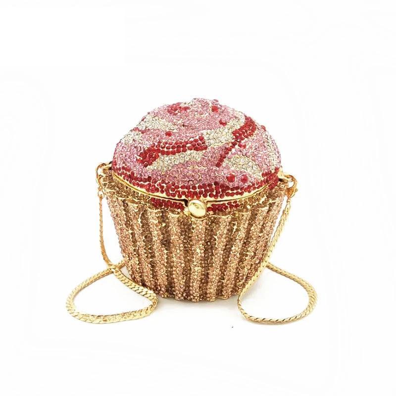 2021 wedding party Cute Spicy bridal rhinestone diamond handbag purses cupcake crystal clutch Mini evening bags
2021 wedding party Cute Spicy bridal rhinestone diamond handbag purses cupcake crystal clutch Mini evening bags