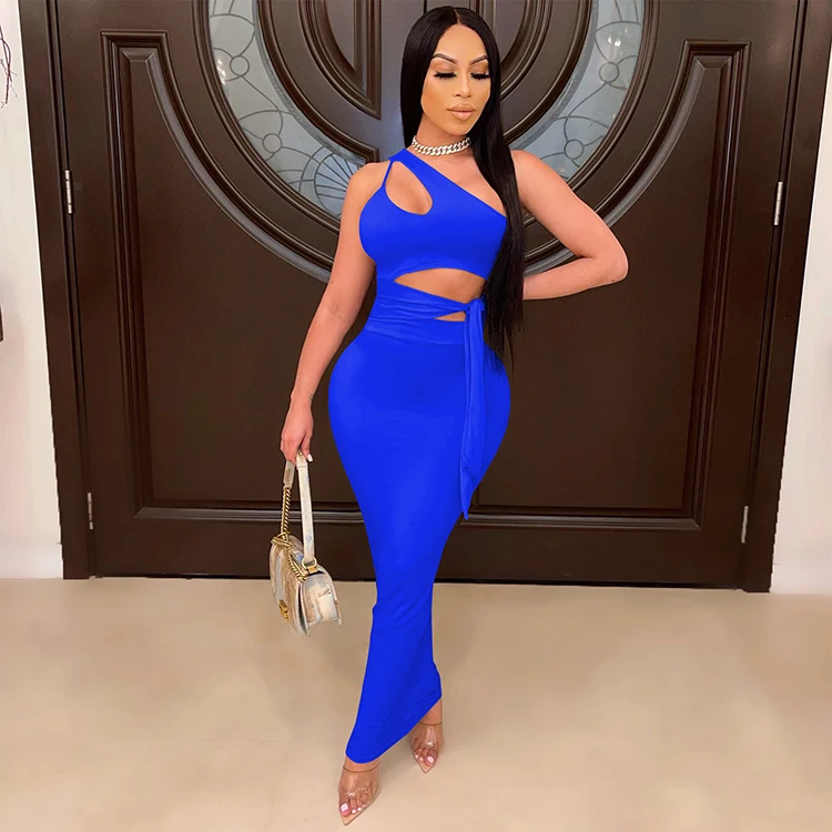 2021 Fashion Trends Women Clothes Sleeveless Solid Color Two Piece Set Sexy Irregular Top With Maxi Skirt -SM, Apricot,black,blue,rose red
2021 Fashion Trends Women Clothes Sleeveless Solid Color Two Piece Set Sexy Irregular Top With Maxi Skirt -SM, Apricot,black,blue,rose red