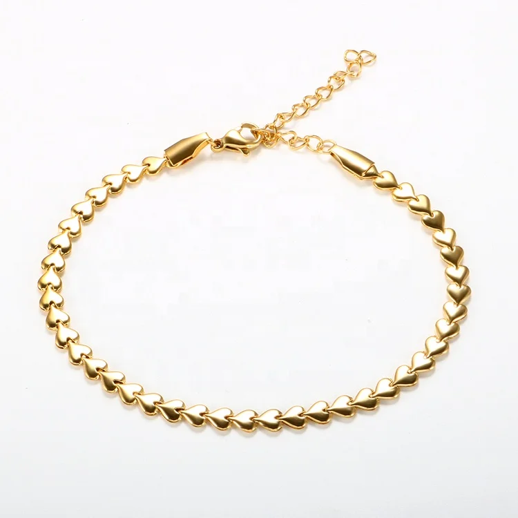 Jewelry Making Supplies Heart Shape Chain Bracelet Necklace 316L Stainless Steel Gold Plated Fashion Jewelry Sets for Women, Gold color
Jewelry Making Supplies Heart Shape Chain Bracelet Necklace 316L Stainless Steel Gold Plated Fashion Jewelry Sets for Women, Gold color