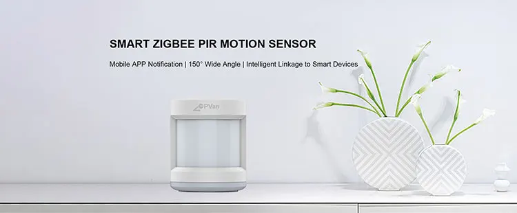 Zigbee battery operated wireless small alarm pir motion sensor infrared body for wholesale work with smartlife - ANKUX.COM