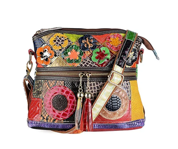 Women Multicolor tassel Owl Eye handbag Small Bag Genuine Leather Colorful Floral Shoulder Bag Cross body Mini Shopping Bag
Women Multicolor tassel Owl Eye handbag Small Bag Genuine Leather Colorful Floral Shoulder Bag Cross body Mini Shopping Bag