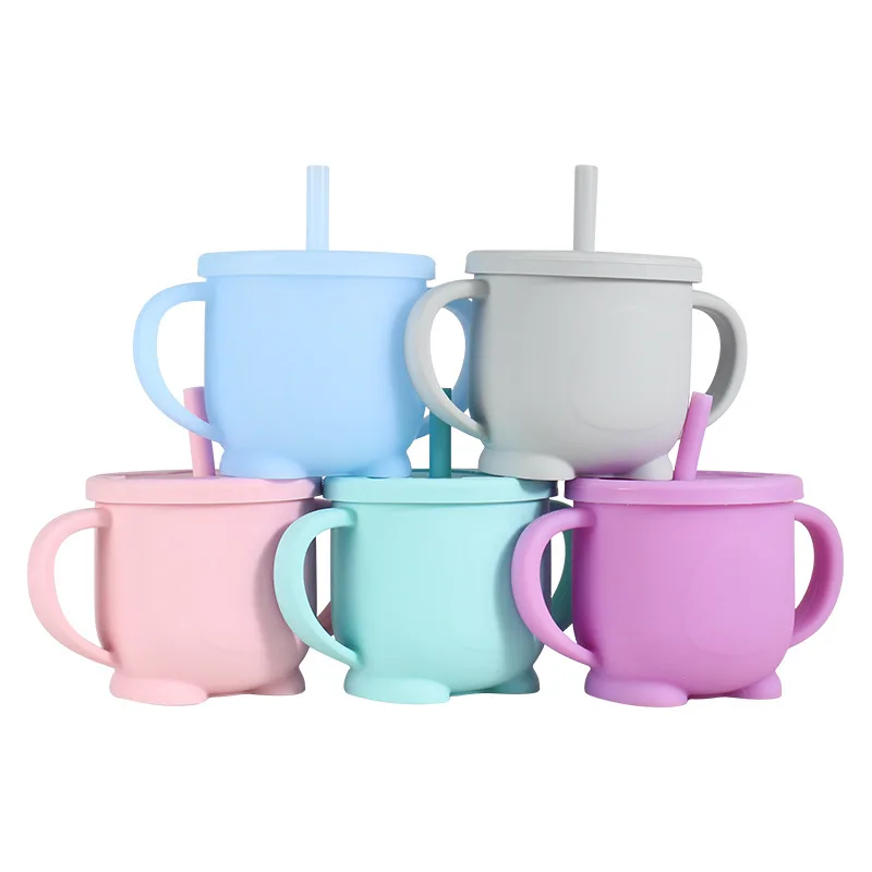 Silicone Children'S Straw Cups Baby Learn To Drink Cups Children'S Leak-Proof And Drop-Proof Water Cups MZL
Silicone Children'S Straw Cups Baby Learn To Drink Cups Children'S Leak-Proof And Drop-Proof Water Cups MZL