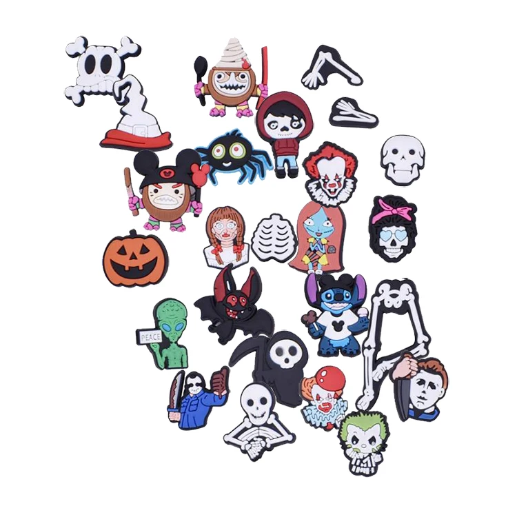 New Wholesale Customized Halloween Rubber Pvc Cartoon Shoe Charms Decoration Accessories For Clog Shoes, As pictures show
New Wholesale Customized Halloween Rubber Pvc Cartoon Shoe Charms Decoration Accessories For Clog Shoes, As pictures show