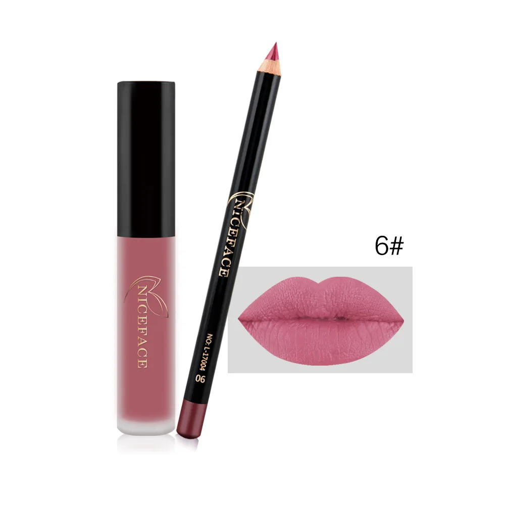 Matte Liquid Lipstick and Lipliner Set Private Label Makeup Waterproof Lipstick Set, 15 colors
Matte Liquid Lipstick and Lipliner Set Private Label Makeup Waterproof Lipstick Set, 15 colors