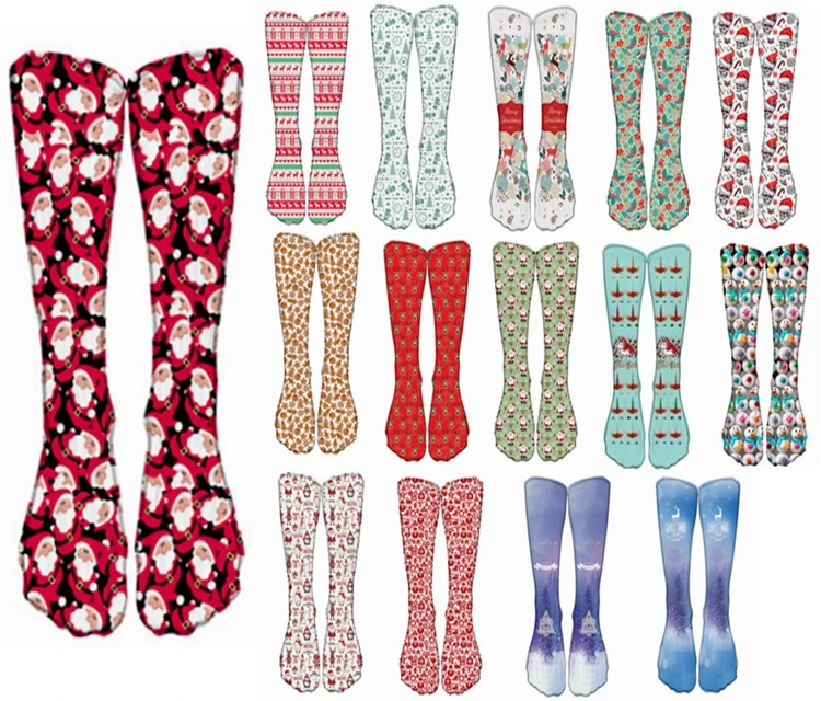 New Fashion Cotton Sublimated Unisex 3D Tube Christmas Socks for women men, Pictures
New Fashion Cotton Sublimated Unisex 3D Tube Christmas Socks for women men, Pictures