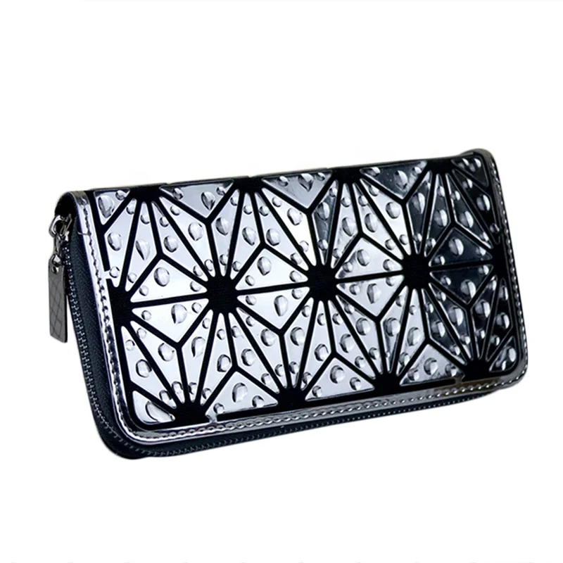 party multi fold wallet geometric purse pu wallet 
party multi fold wallet geometric purse pu wallet