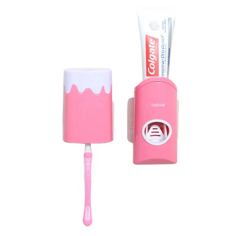 Bathroom Accessories ABS Automatic Toothpaste Squeezer Dispenser Set Holder For Kids
Bathroom Accessories ABS Automatic Toothpaste Squeezer Dispenser Set Holder For Kids