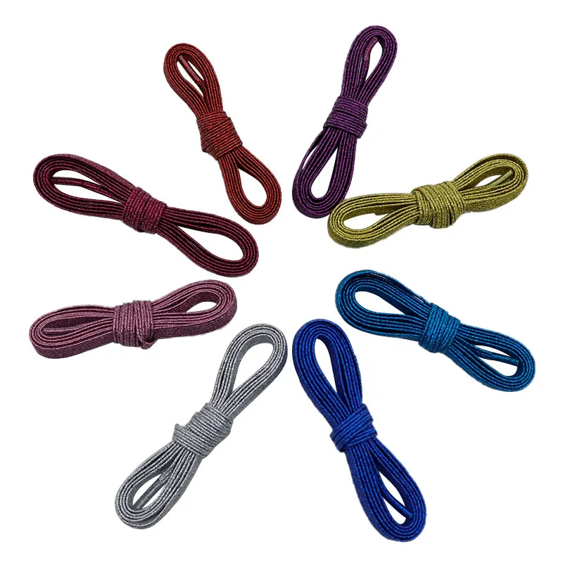 Fashionable Flat Metal Wire Elastic Rope Laces Flat Elasric Polyester Shoe String Sport shoelaces
Fashionable Flat Metal Wire Elastic Rope Laces Flat Elasric Polyester Shoe String Sport shoelaces
