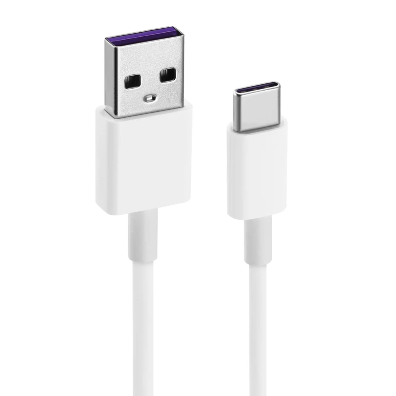 5A Super Fast Charging Type C Cable Charging USB-C Fast Charger Data Cable, White
5A Super Fast Charging Type C Cable Charging USB-C Fast Charger Data Cable, White