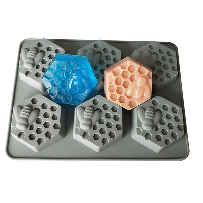 Amazing Silicone Soap Molds Flower Shaped handmade Silicone Mold for bee soap mold, Gray
Amazing Silicone Soap Molds Flower Shaped handmade Silicone Mold for bee soap mold, Gray