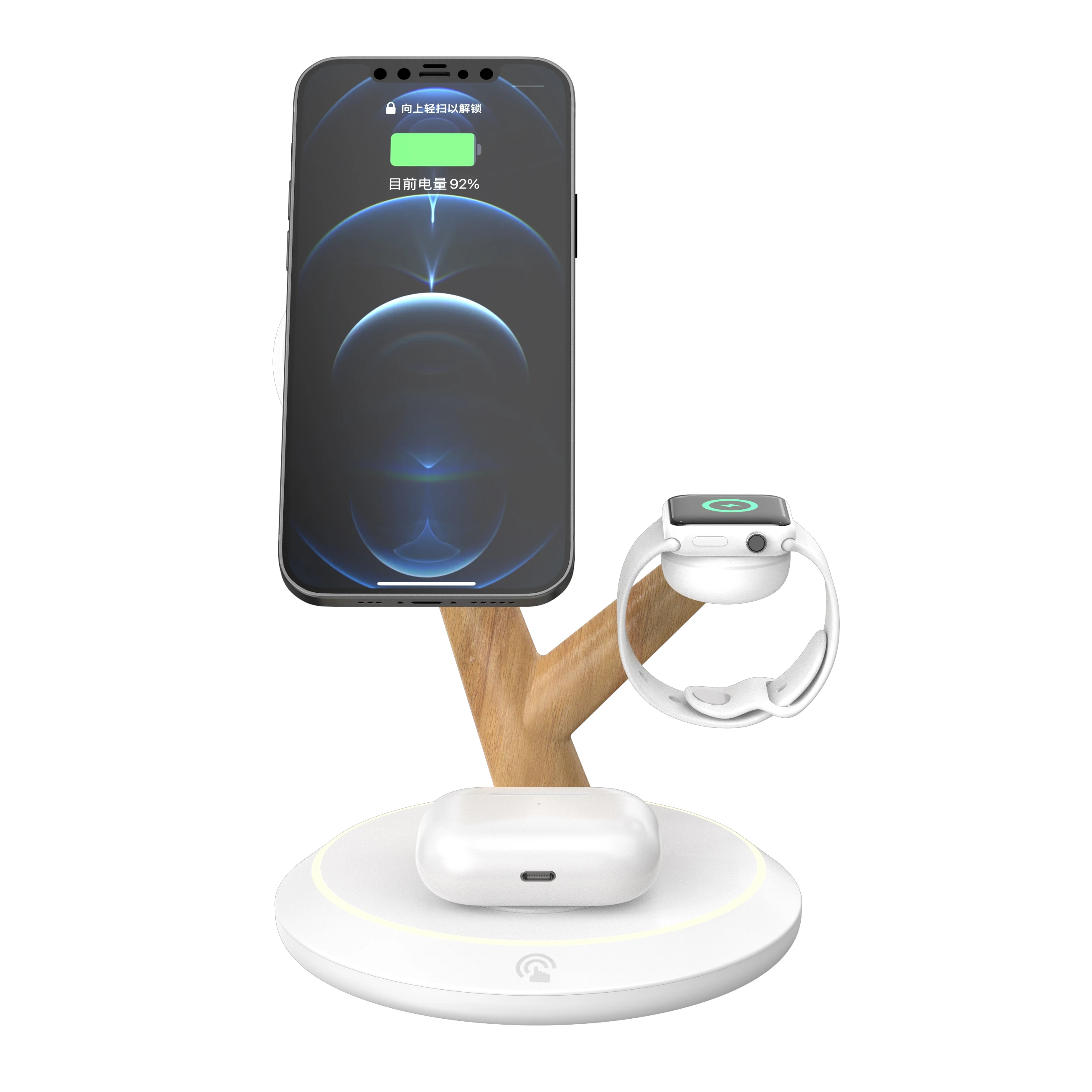 Double 15W Mobile Phone Qi Fast Magnetic 3 In 1 Wireless Charger for iPhone 13 Max Pro for Apple Watch Earphone
Double 15W Mobile Phone Qi Fast Magnetic 3 In 1 Wireless Charger for iPhone 13 Max Pro for Apple Watch Earphone