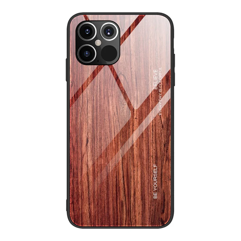 Wood Grain 9H Tempered Glass Phone Case Wooden Texture Custom Case For iPhone 12 Pro Max, Mix colors
Wood Grain 9H Tempered Glass Phone Case Wooden Texture Custom Case For iPhone 12 Pro Max, Mix colors