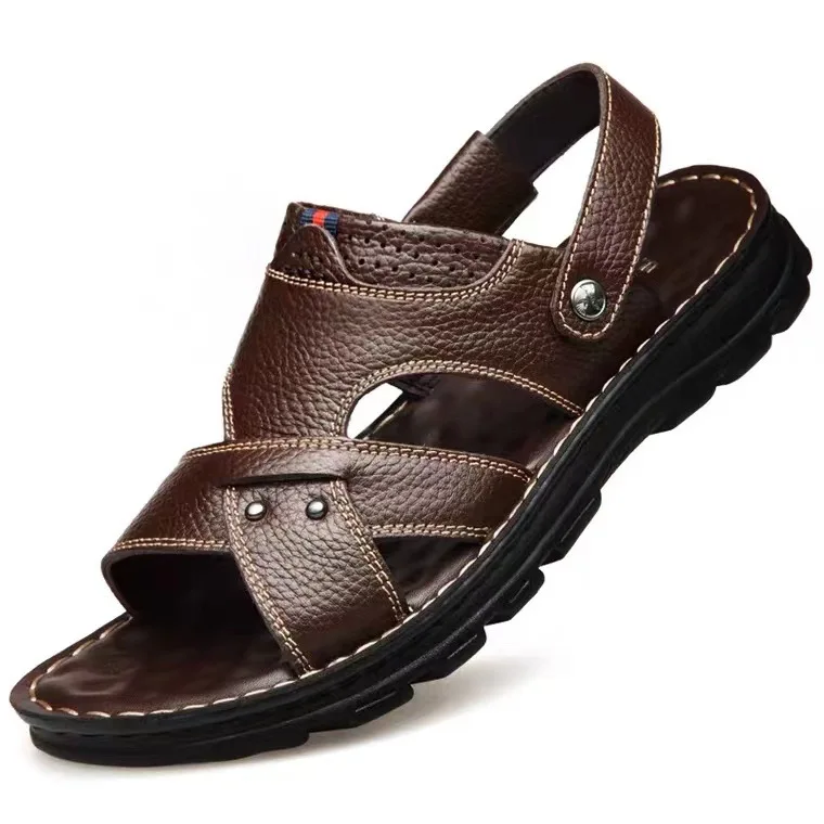 Men's casual sandals head layer cowhide beach shoes summer new comfort sandals leather versatile outdoor sandals
Men's casual sandals head layer cowhide beach shoes summer new comfort sandals leather versatile outdoor sandals
