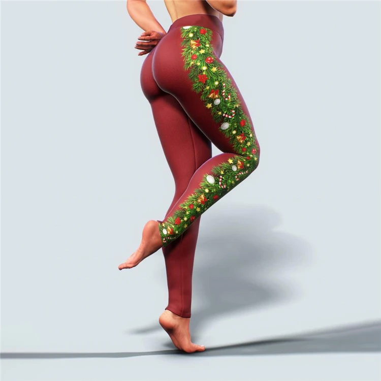 Women Knitted Sublimation Print Yoga Leggings High Waisted Gym Fitness Christmas Leggins Yoga Pants, Customized colors
Women Knitted Sublimation Print Yoga Leggings High Waisted Gym Fitness Christmas Leggins Yoga Pants, Customized colors