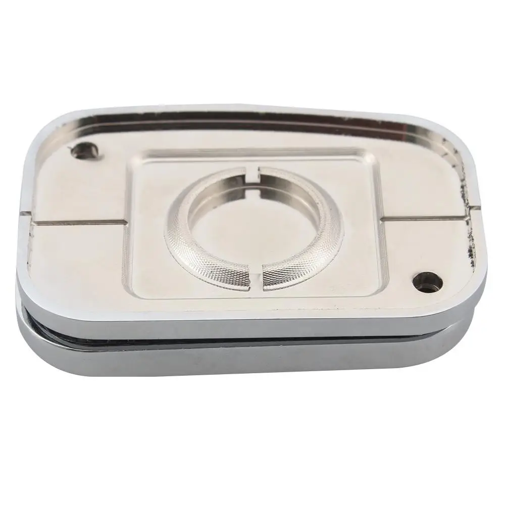 Chrome Front Brake Fluid Reservoir Cover Master Cylinder For Harley Softail Fat Bob FXFB Fat Boy FLSTF Heritage Classic Slim
