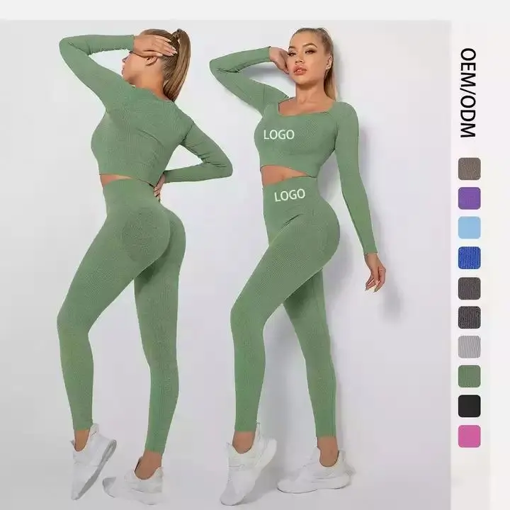 4PC New Thread Seamless Knitted Fitness Yoga Suit High Waist Peach Hip Upset Running yoga wear
4PC New Thread Seamless Knitted Fitness Yoga Suit High Waist Peach Hip Upset Running yoga wear