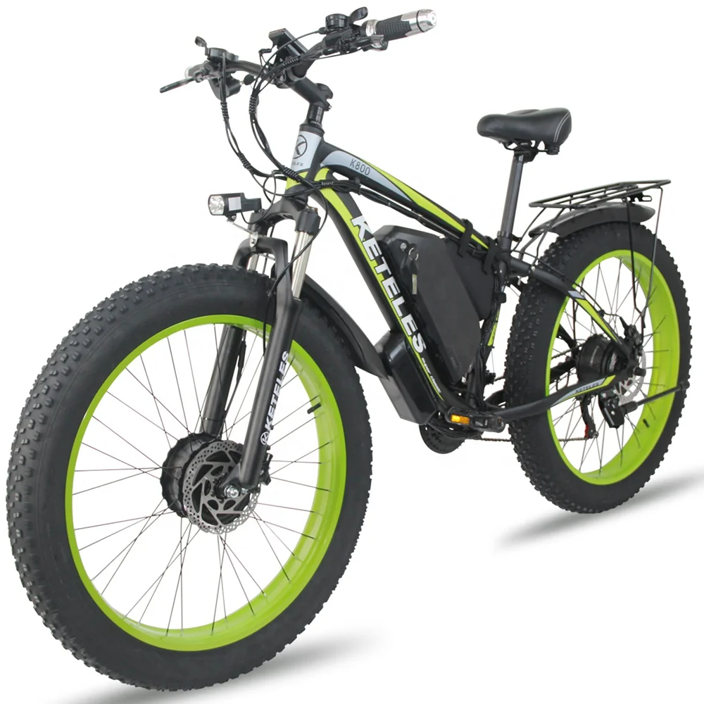 China Factory Top Quality 26AH 2000W High Power Two Wheel Drive Dual Motor Electric Bike with 26x4.0 inch Fat Tire
China Factory Top Quality 26AH 2000W High Power Two Wheel Drive Dual Motor Electric Bike with 26x4.0 inch Fat Tire