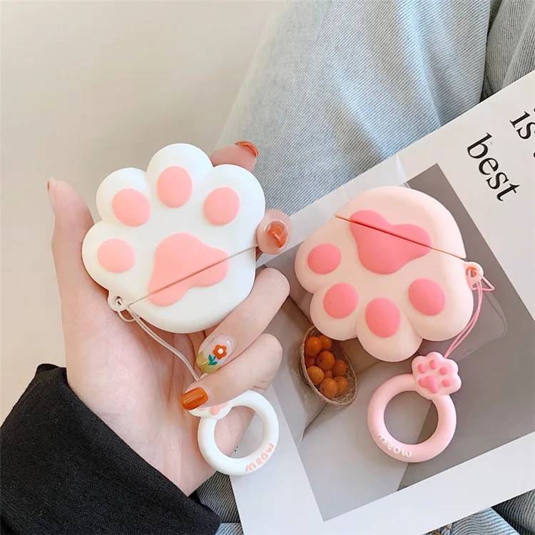 cat paw cute Silicone Earphone Case For Apple Airpods pro Inear Headphones Cases For Airpods 2 Protective Cover
cat paw cute Silicone Earphone Case For Apple Airpods pro Inear Headphones Cases For Airpods 2 Protective Cover