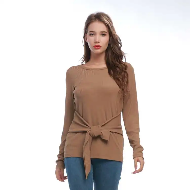 Mzl's Love Women Fall Bow Blet Long Sleeve Slim Knitted Crew Neck Sweater For Ladies
Mzl's Love Women Fall Bow Blet Long Sleeve Slim Knitted Crew Neck Sweater For Ladies