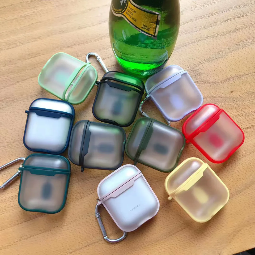 Ultra Thin 2 in 1 2colors Transparent PC with Colorful TPU Cover Case For airpods pro Pouch With Retail Box For Airpods 1/2 Pro
Ultra Thin 2 in 1 2colors Transparent PC with Colorful TPU Cover Case For airpods pro Pouch With Retail Box For Airpods 1/2 Pro