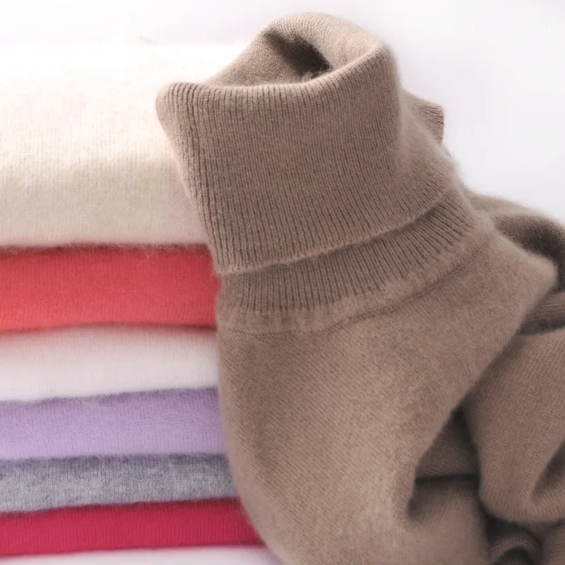 factory readymade women turtleneck sweater jumper solid color wool knitted sweaters winter ladies warm pullover
factory readymade women turtleneck sweater jumper solid color wool knitted sweaters winter ladies warm pullover
