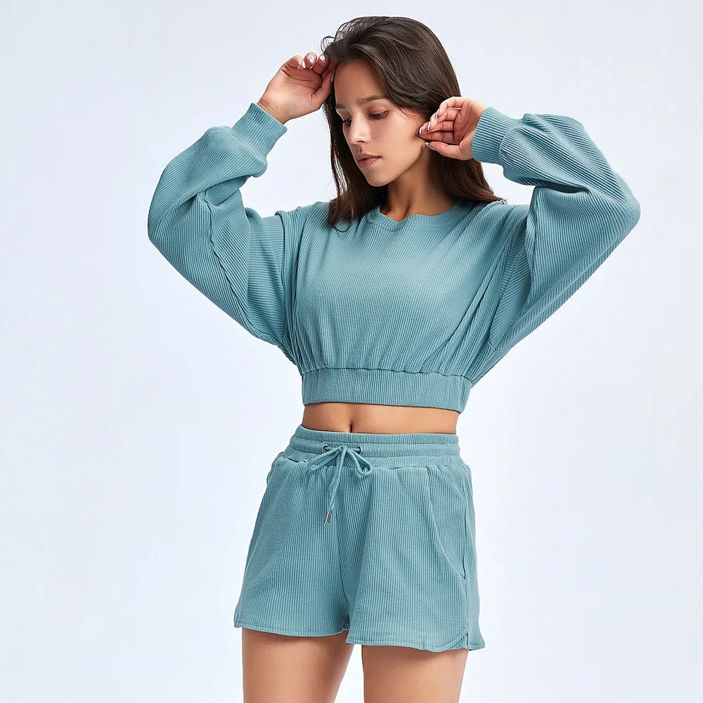 Wholesale Sportswear Best Fabric Fitness Clothing Breast Elegant Women Shirt Custom Logo Workout Yoga Active Wear 2 Pieces Sets
Wholesale Sportswear Best Fabric Fitness Clothing Breast Elegant Women Shirt Custom Logo Workout Yoga Active Wear 2 Pieces Sets