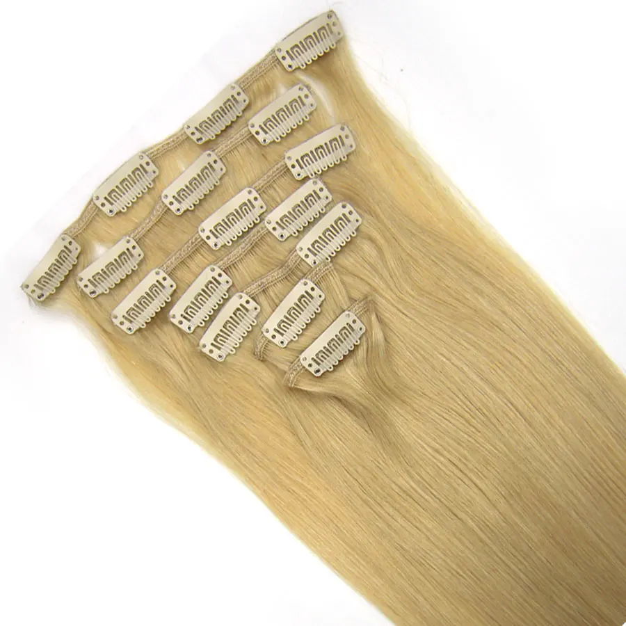 15-22inch 7PCS 70/80g straight clip in 100% remy human hair extensions clip in hair extension
15-22inch 7PCS 70/80g straight clip in 100% remy human hair extensions clip in hair extension