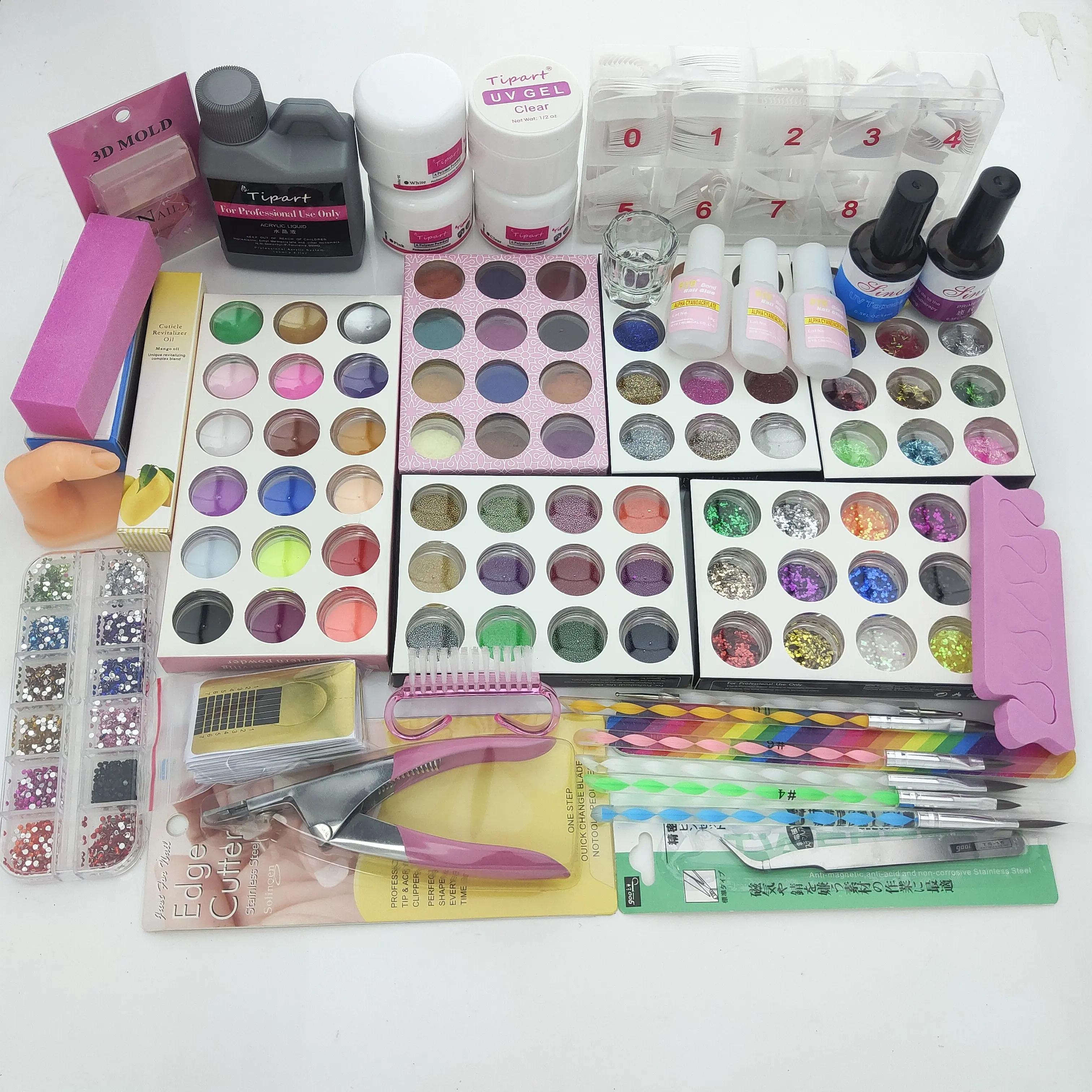 Tipart 78 Color Acrylic Nail Kit Set 120 ML Acrylic Liquid Powder Nails kit gel and acrylic full set 500 Pcs False Tips
Tipart 78 Color Acrylic Nail Kit Set 120 ML Acrylic Liquid Powder Nails kit gel and acrylic full set 500 Pcs False Tips