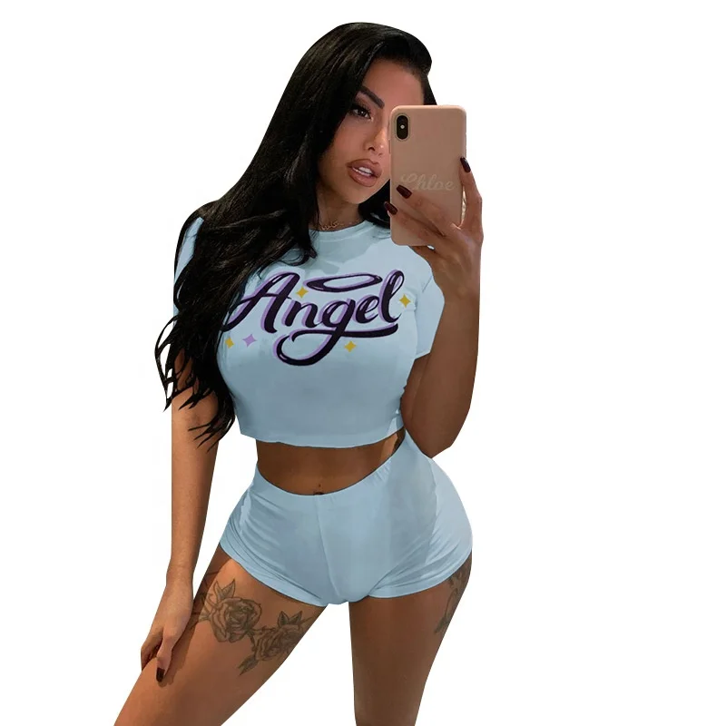 MT207-10978 2021 hot-selling new products women's letters printed short-sleeved fashion casual suit two-piece suit women
MT207-10978 2021 hot-selling new products women's letters printed short-sleeved fashion casual suit two-piece suit women