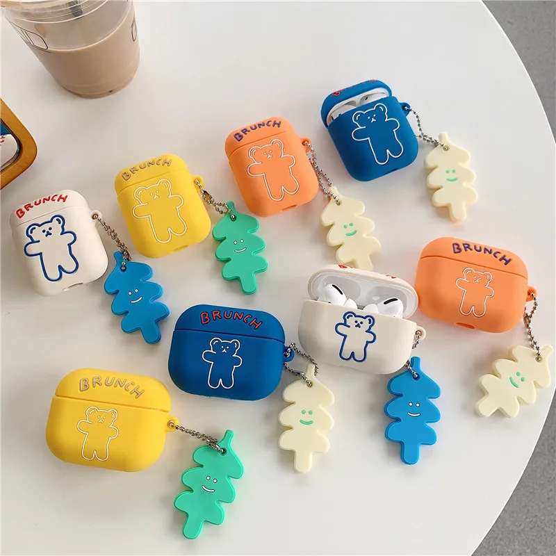 Hot Style Cute Bear Cartoon Animal Silicone Airpods Case 2020 Cover With Keychain Pendant For Apple Airpods Pro 1 2
Hot Style Cute Bear Cartoon Animal Silicone Airpods Case 2020 Cover With Keychain Pendant For Apple Airpods Pro 1 2