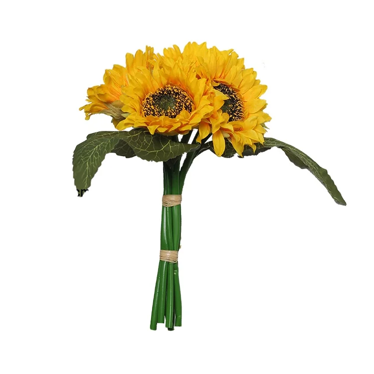 New design sunflower artificial flower garden decoration for