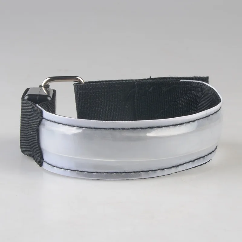 Hand Strap Wristband LED Safety Reflective Light Shine Flash Glowing Luminous Armband Arm Belt Band Wrist Support