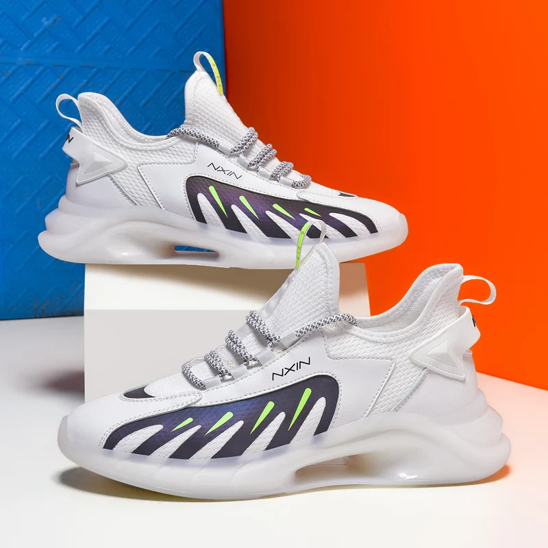 New Dark Night Reflective Sports Shoes Comfortable Breathable Leisure Shock-absorbing Lightweight Basketball Running Men's Shoes
New Dark Night Reflective Sports Shoes Comfortable Breathable Leisure Shock-absorbing Lightweight Basketball Running Men's Shoes