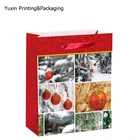 Wholesale Promotion Christmas Gift Packing Shopping Carrier Paper Gift Bag