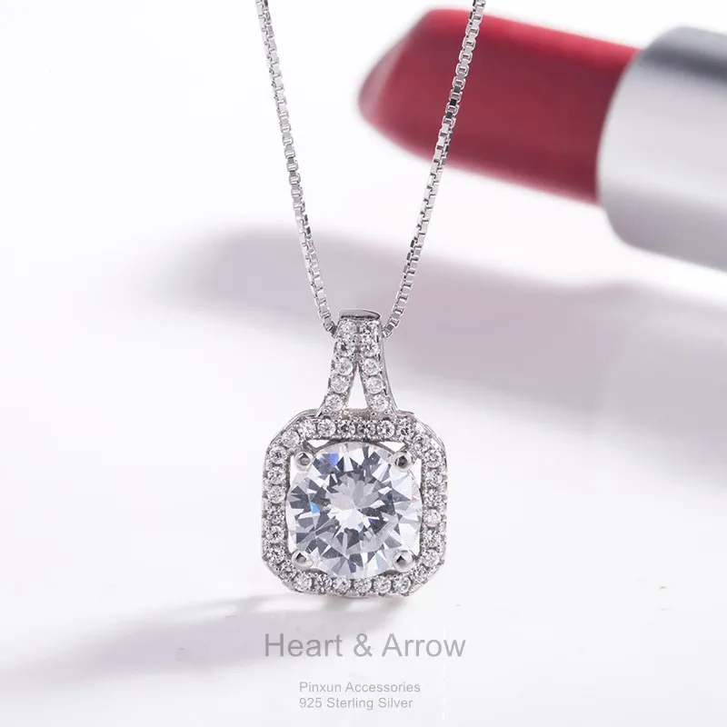 Top Selling 925 Sterling Silver Heart & Arrow Square Diamond Cubic Zirconia Charm Necklaces Silver Jewelry
Top Selling 925 Sterling Silver Heart & Arrow Square Diamond Cubic Zirconia Charm Necklaces Silver Jewelry