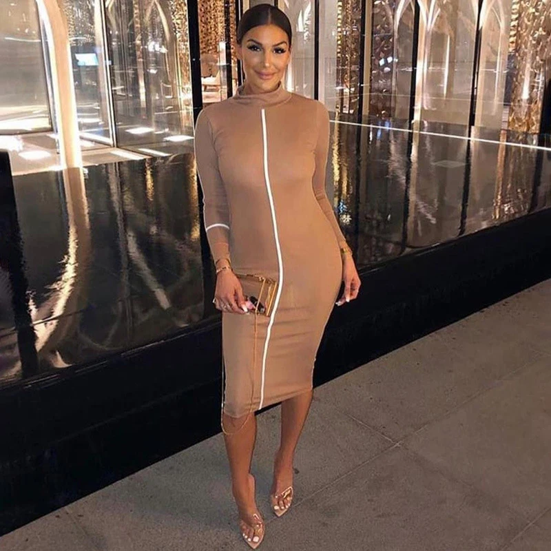 Fashion Sexy High Neck Dress Wholesale 2021 New Mid-length Slim Fit Women Casual Dresses Summer Spring Custom Made Designs Print
Fashion Sexy High Neck Dress Wholesale 2021 New Mid-length Slim Fit Women Casual Dresses Summer Spring Custom Made Designs Print