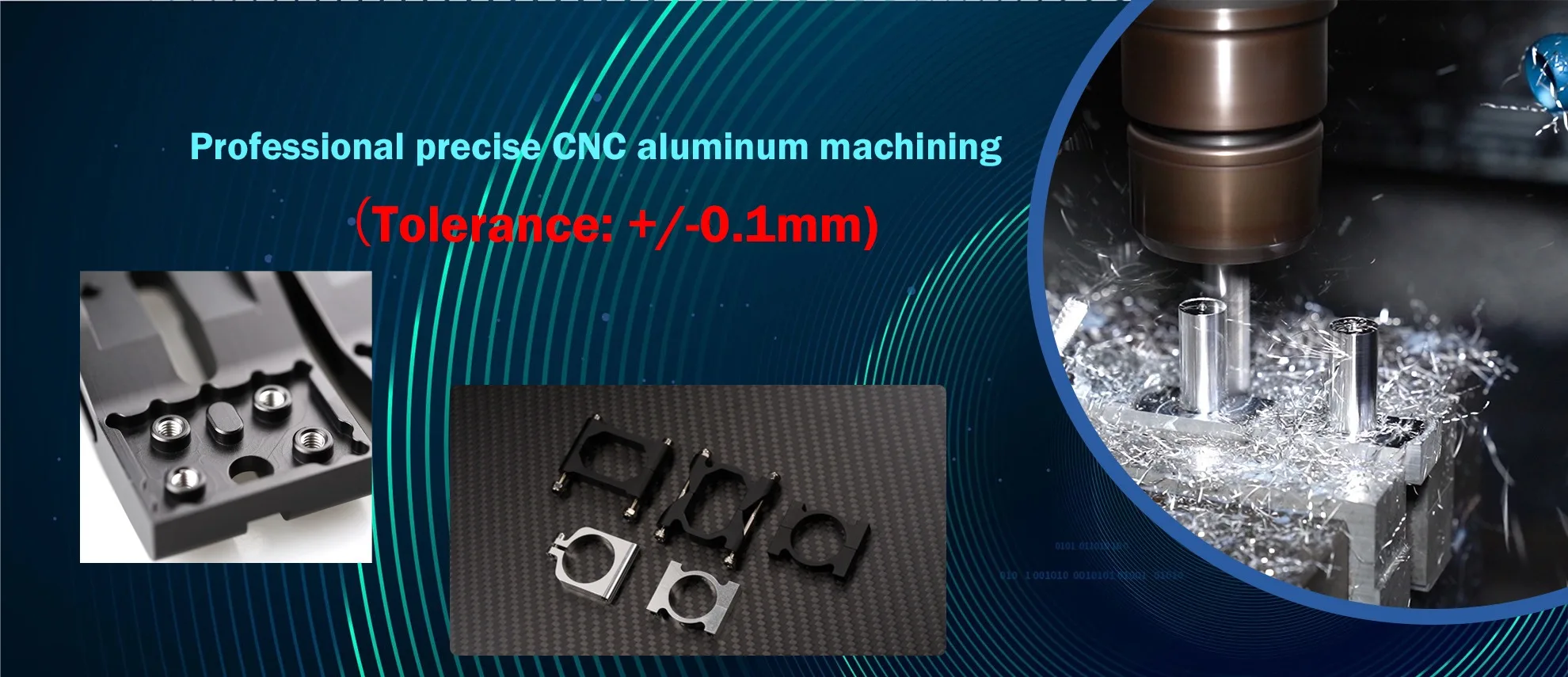 CNC aluminum mount