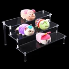 Custom 3 Step Acrylic Riser Display Stand,Acrylic Stair Step Display