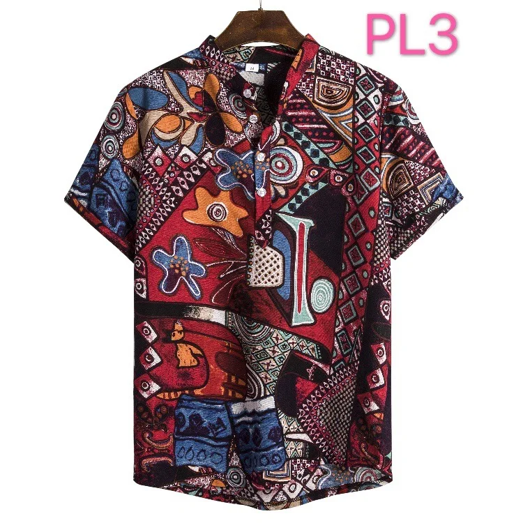Dress 2021 Short-sleeved cotton/Linen Shirt Ethnic Style Floral The Beach Vacation Printed Men's Shirts, Picture shows
Dress 2021 Short-sleeved cotton/Linen Shirt Ethnic Style Floral The Beach Vacation Printed Men's Shirts, Picture shows